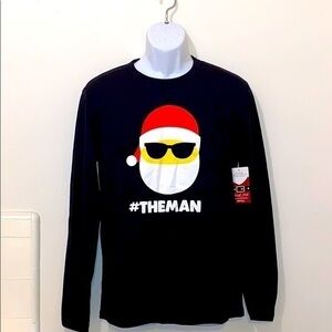 Unisex NWT #theman Santa Holiday Sleep Shirt